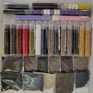 Clearance Multi Color Bead Lot TOHO Size 15